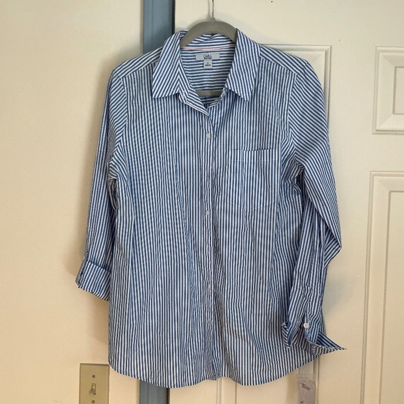 Long sleeve button down striped shirt - Picture 2 of 5